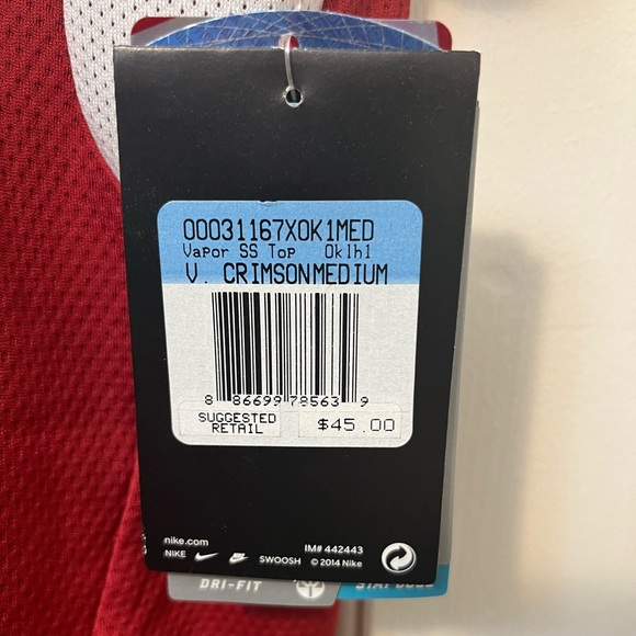 Nike Short Sleeve Dri Fit University of Oklahoma - Picture 2 of 6